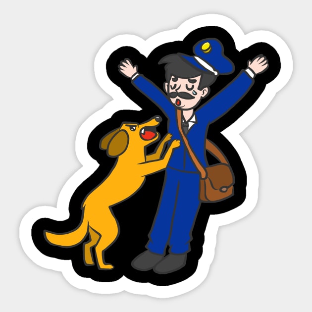 POSTMAN Sticker by KK-Royal